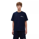 FLANEUR M T-SHIRT Flaneur Signature T-Shirt Marine - Match Laren