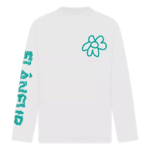 FLANEUR M T-SHIRT FLANEUR T-Shirt Flower Wit - Match Laren