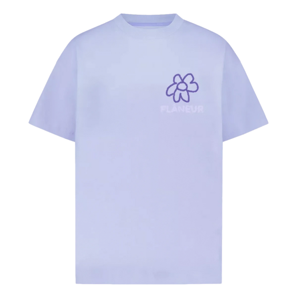 FLANEUR FLANEUR Paars Flower T-Shirt - Match Laren