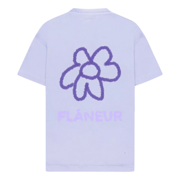 FLANEUR FLANEUR Paars Flower T-Shirt - Match Laren