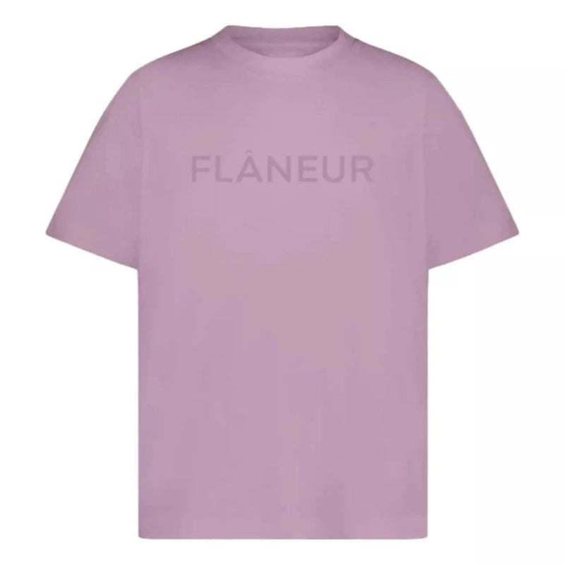 FLANEUR M T-SHIRT M / MAUVE Flaneur Tonal Logo T-Shirt Mauve - Match Laren