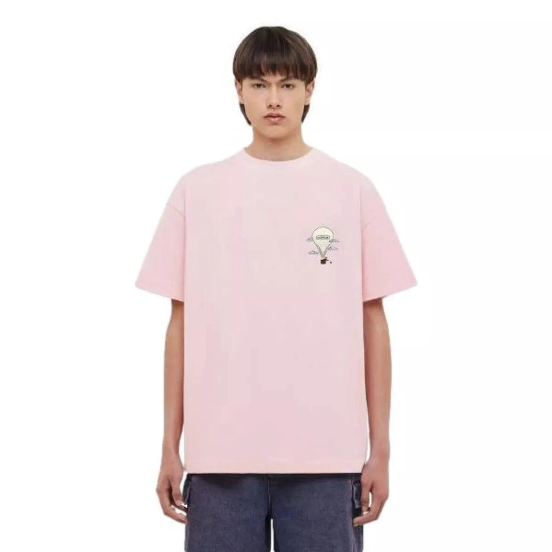 FLANEUR M T-SHIRT S / ROSE COMBI Flaneur Aeronautique T-Shirt Rose Pink -  Match Laren