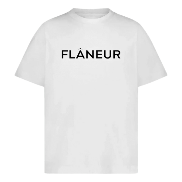 FLANEUR M T-SHIRT XS / WIT COMBI FLANEUR Logo T-Shirt - Match Laren