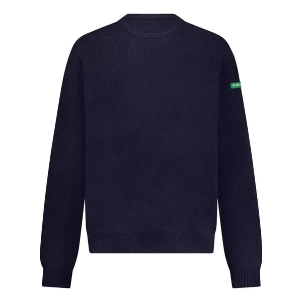 FLANEUR M TRUI S / MARINE Flaneur Badge Knit Trui Donkerblauw - Match Laren
