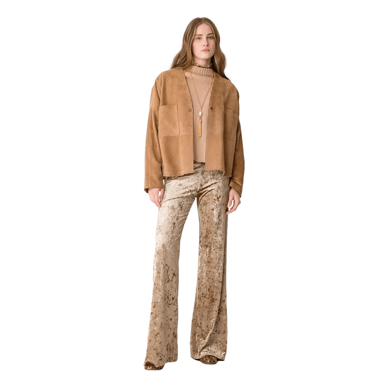 FORTE_FORTE M BROEK Forte Forte Broek Juta Champagne - Sisera