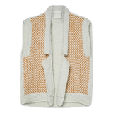FORTE_FORTE M GILET 1 / GOUD COMBI Forte Forte Gilet Van Natté Tweed Goud - Sisera