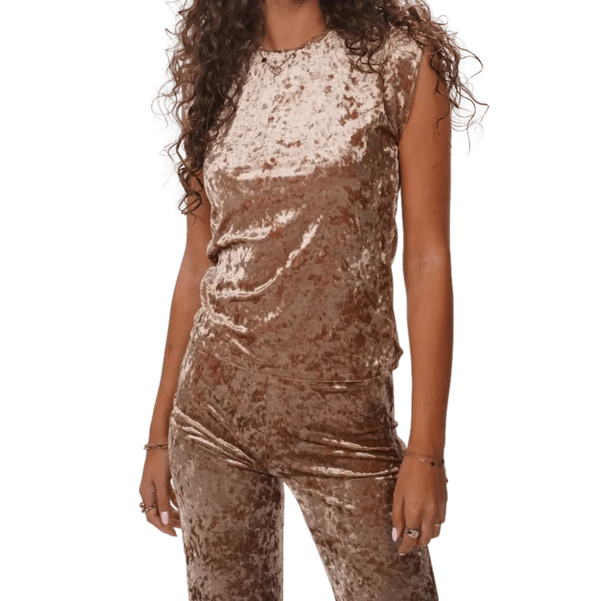 FORTE_FORTE M TOP Forte Forte Top Juta Champagne - Sisera