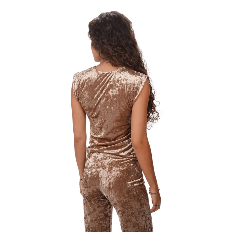 FORTE_FORTE M TOP Forte Forte Top Juta Champagne - Sisera