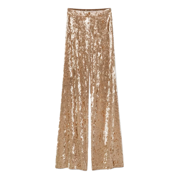 FORTE_FORTE Forte Forte Broek Juta Champagne - Sisera