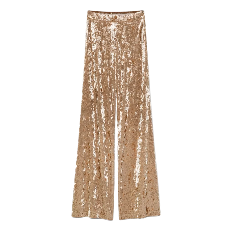 FORTE_FORTE Forte Forte Broek Juta Champagne - Sisera