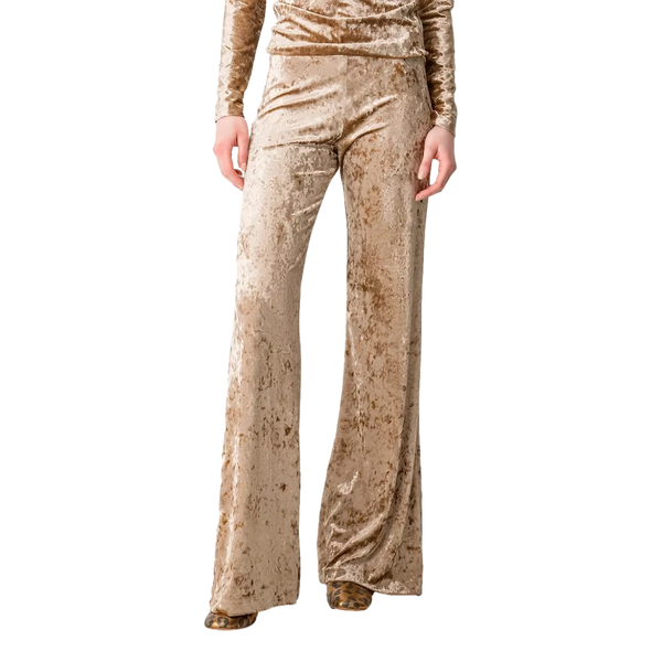 FORTE_FORTE Forte Forte Broek Juta Champagne - Sisera