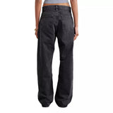 FRAME JEANS BROEK Frame The Arrow Zwarte Denim Jeans - Sisera Laren