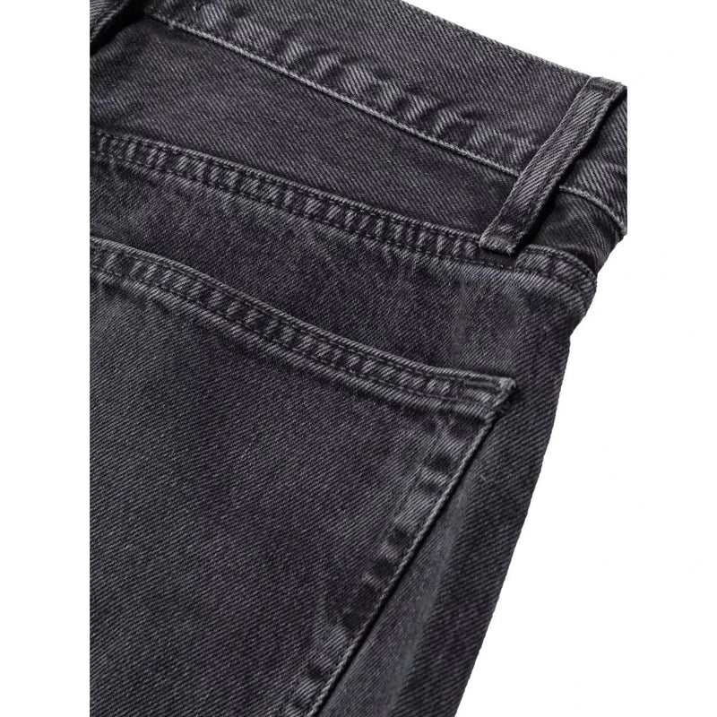 FRAME JEANS BROEK Frame The Arrow Zwarte Denim Jeans - Sisera Laren