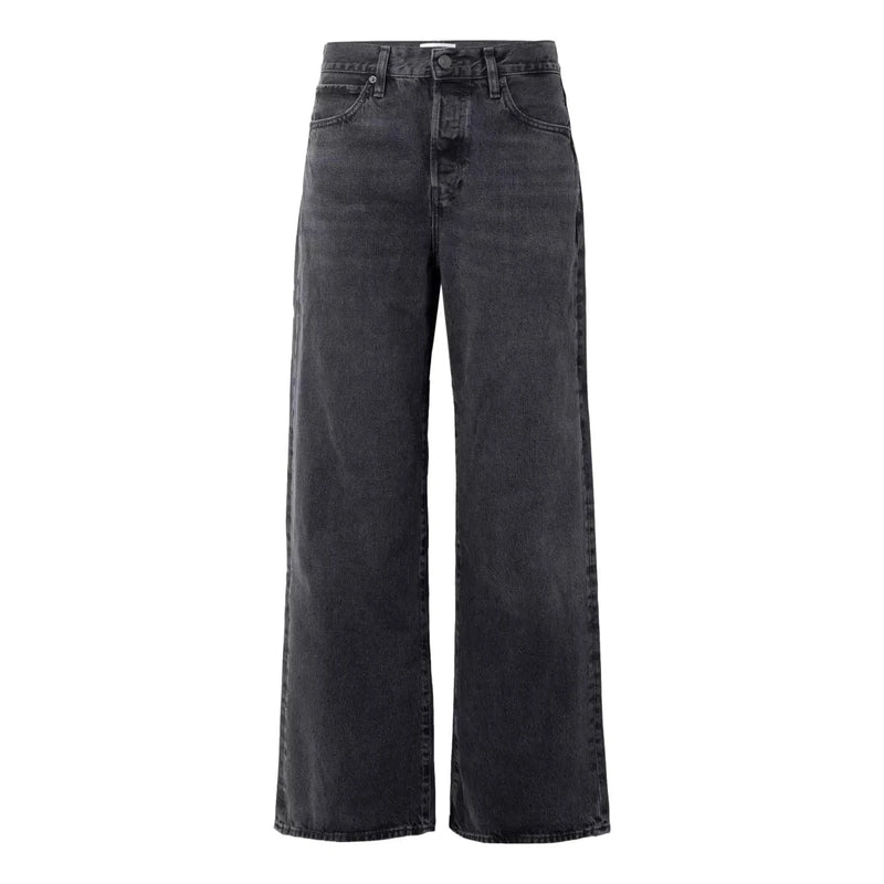 FRAME JEANS BROEK Frame The Arrow Zwarte Denim Jeans - Sisera Laren