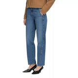 FRAME JEANS BROEK The Candle Trouser Jeans Broek Mid Denim - Sisera Laren