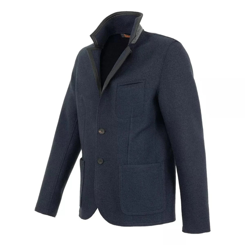 FRAUENSCHUH M BLAZER 5 / MARINE FRAUENSCHUH Wool Jacket Owen - Match Laren