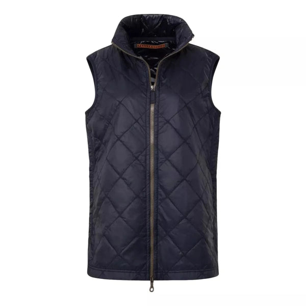 FRAUENSCHUH M BODYWARMER Frauenschuh Melanie Quilted Bodywarmer Lang Marine - Match Laren