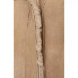 FRAUENSCHUH M JAS 2 / CAMEL FRAUENSCHUH Lambskin cape with hood Olivera-LL - Match Laren