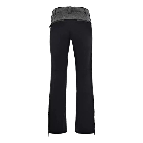 FRAUENSCHUH SKI BROEK FRAUENSCHUH Softshell Ski Broek Alex-S Zwart - Match Laren