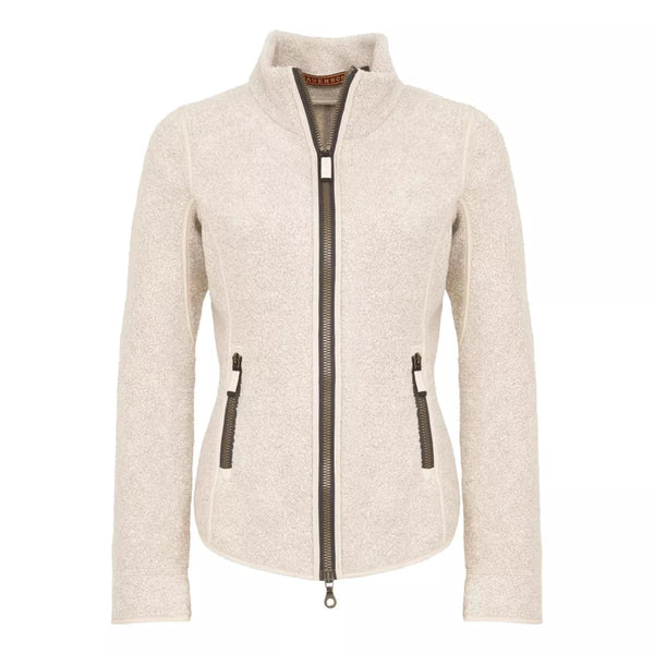 FRAUENSCHUH SP VEST 1 / ECRU Frauenschuh Wera Cashmere Teddy Fleece Jacket Ecru - Match Laren