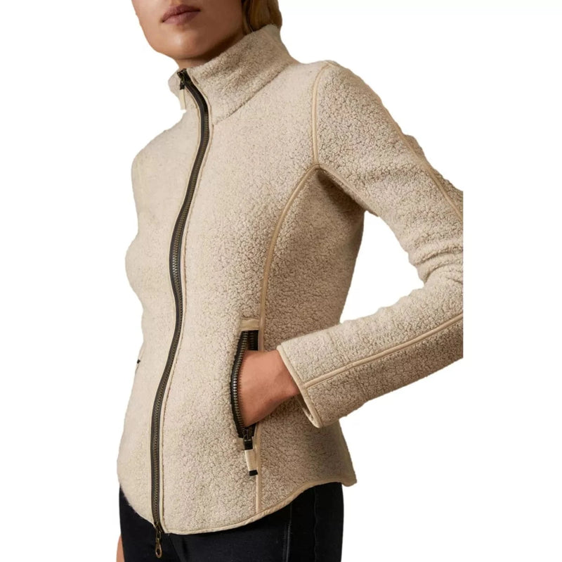 FRAUENSCHUH Frauenschuh Wera Cashmere Teddy Fleece Jacket Ecru - Match Laren