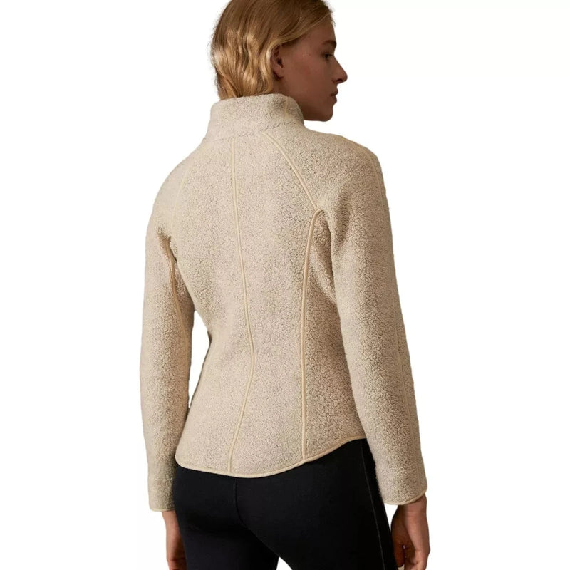 FRAUENSCHUH SP VEST Frauenschuh Wera Cashmere Teddy Fleece Jacket Ecru - Match Laren
