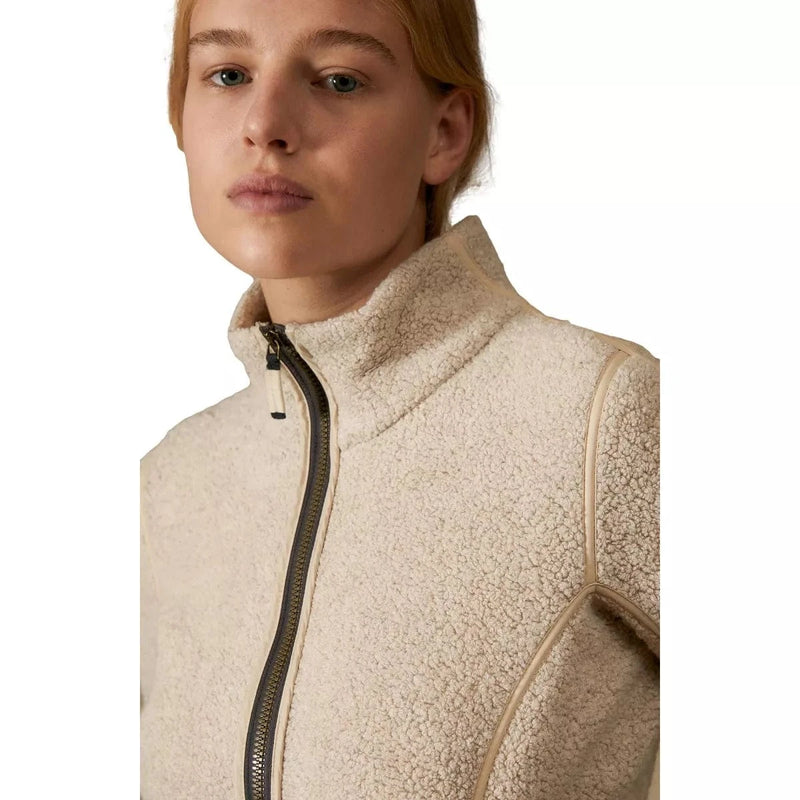 FRAUENSCHUH SP VEST Frauenschuh Wera Cashmere Teddy Fleece Jacket Ecru - Match Laren