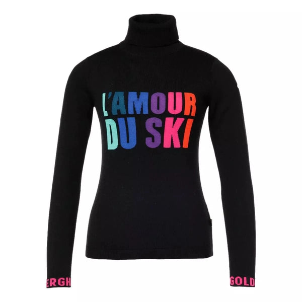 GOLDBERGH SKI TRUI L / ZWART COMBI Goldbergh Ski Trui Amour Zwart Combi - Match Laren