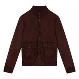 GOLDEN GOOSE M JACK 50 / DONKERBRUIN Golden Goose Flight Jas In Donkerbruin - Match Laren