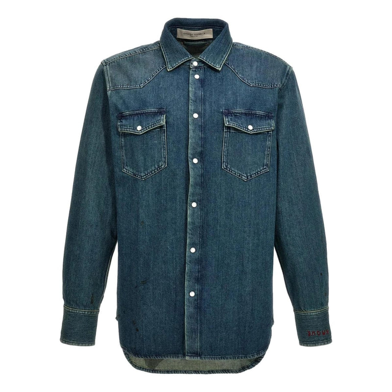 GOLDEN GOOSE M SHIRT Golden Goose Denim Shirt - Sisera Mechelen