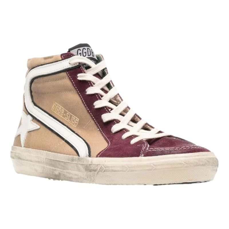 GOLDEN GOOSE M SNEAKER Golden Goose Sneakers Hoog Bordeaux - Sisera Mechelen