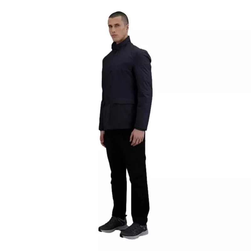 HERNO Herno Laminar Jas Met 2 Lagen Gore-Tex Donker Blauw - Match Laren