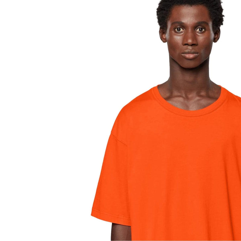 HERON PRESTON M T-SHIRT XS / ORANJE Heron preston - t-shirt reg logo oranje - sisera mechelen