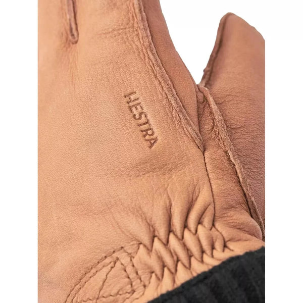 HESTRA M HANDSCHOENEN HESTRA Deerskin Primaloft Rib Gloves Camel - Match Laren