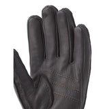 HESTRA M HANDSCHOENEN HESTRA Deerskin Primaloft Rib Gloves Dark Brown - Match Laren