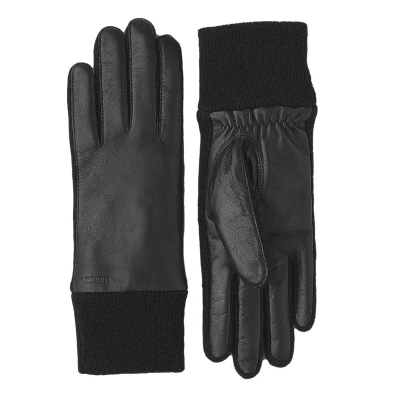 HESTRA M HANDSCHOENEN HESTRA Jeanne Gloves Black - Match Laren