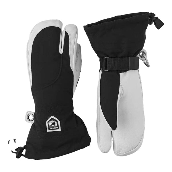 HESTRA SKI HANDSCHOEN 6 / ZWART COMBI HESTRA Skihanschoenen 3-Finger Heli Zwart - Match Laren