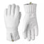 HESTRA SKI HANDSCHOEN 8 / WIT HESTRA Leather Swisswool Classic 5-finger Gloves White - Match Laren