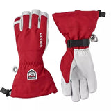 HESTRA SKI HANDSCHOEN HESTRA Army Leather Heli 5-finger Skihandschoenen Rood - Match Laren