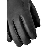 HESTRA SKI HANDSCHOEN HESTRA Leather Swisswool Classic 5-finger Black - Match Laren