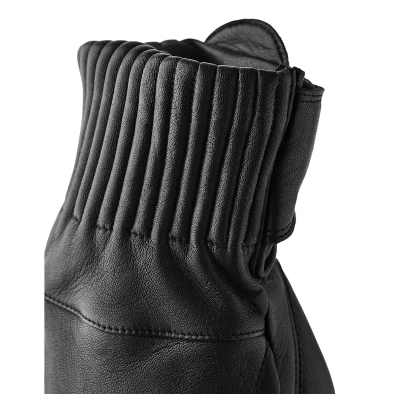 HESTRA SKI HANDSCHOEN Hestra Ski Handschoen Idre Wol 5 Vingers Zwart - Match Laren