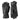 HESTRA SKI HANDSCHOEN Hestra Ski Handschoen Idre Wol 5 Vingers Zwart - Match Laren