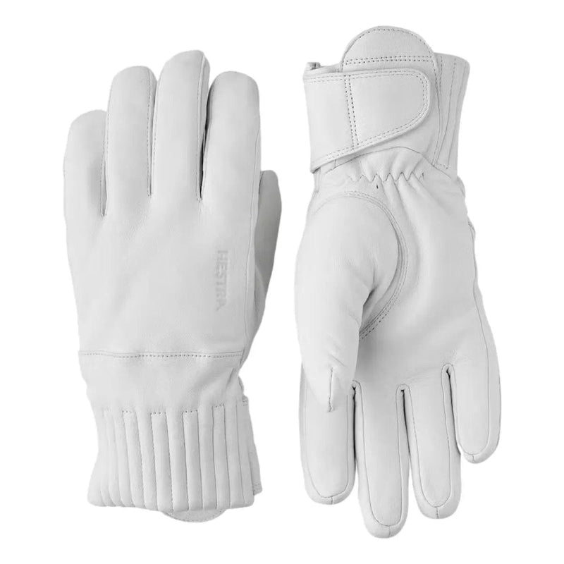 HESTRA SKI HANDSCHOEN Hestra Ski Handschoenen Idre Wol 5 Vingers Wit - Match Laren