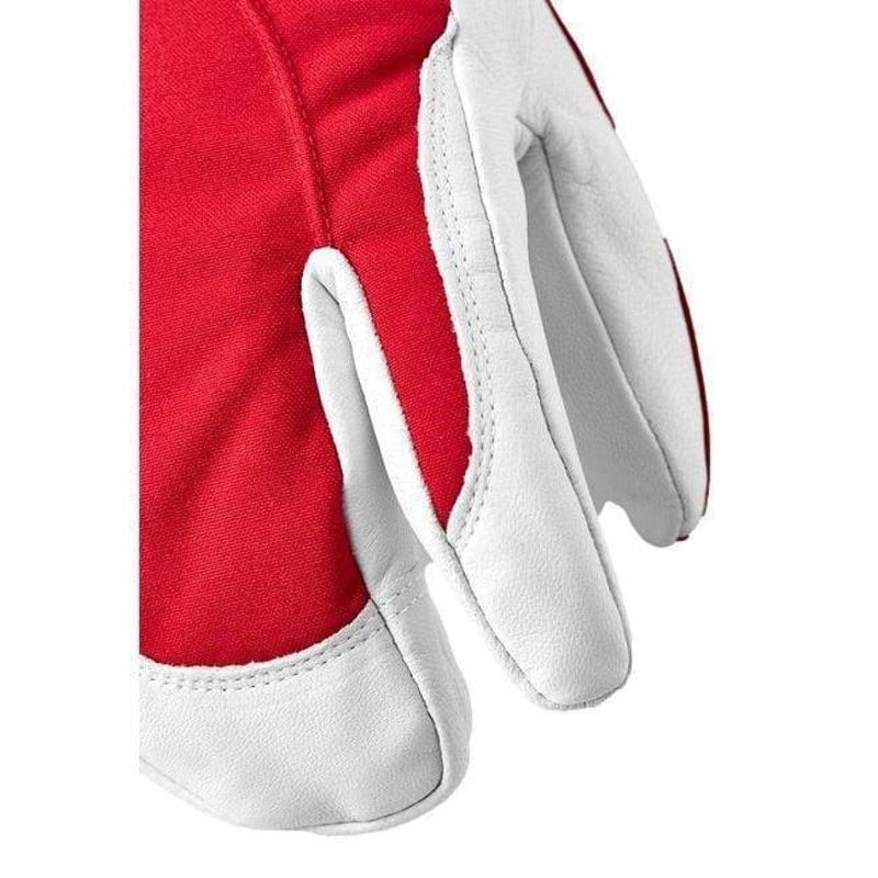 HESTRA SKI HANDSCHOEN HESTRA Skihanschoenen 3-Finger Heli Rood - Match Laren