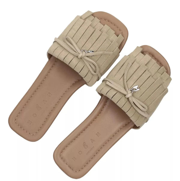 HOGAN M SLIPPER Hogan Slipper Salando Frangia Zandkleur - Match Laren