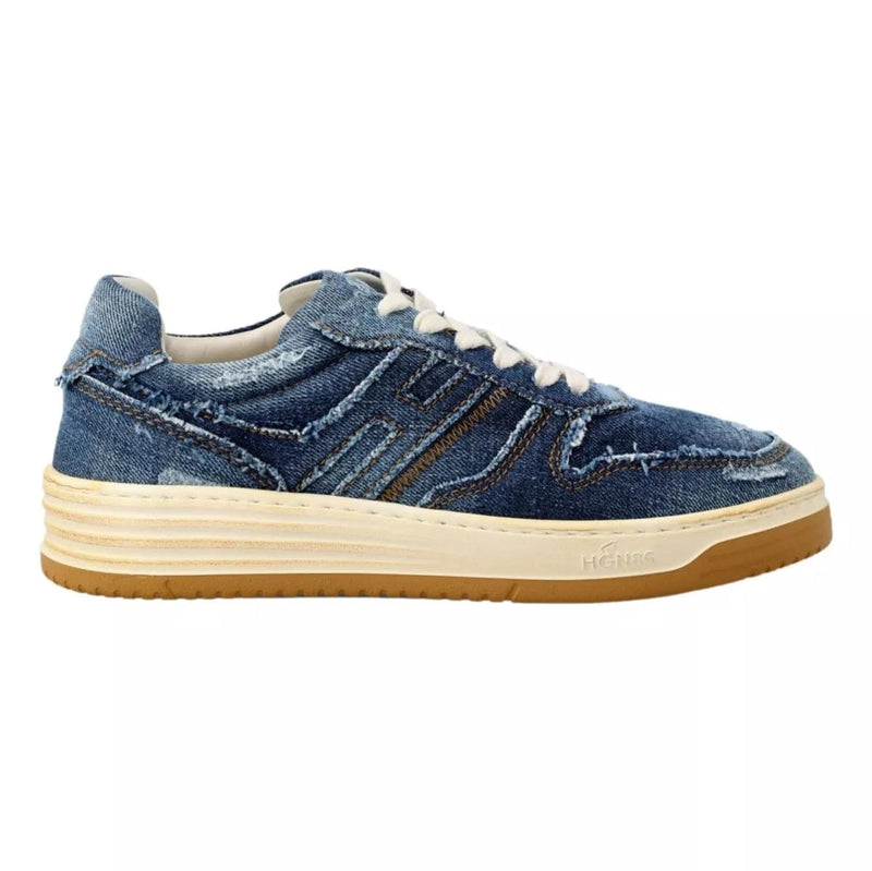 HOGAN Hogan Sneaker H630 Jeans Blauw - Match Laren