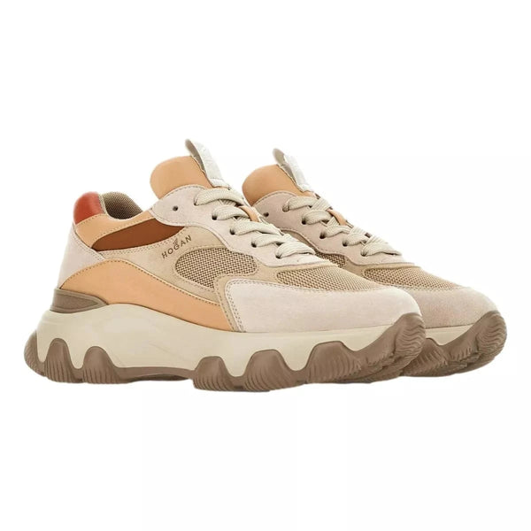 HOGAN M SNEAKER 39½ / ZAND COMBI HOGAN Sneaker Hyperactive Dames - Match Laren