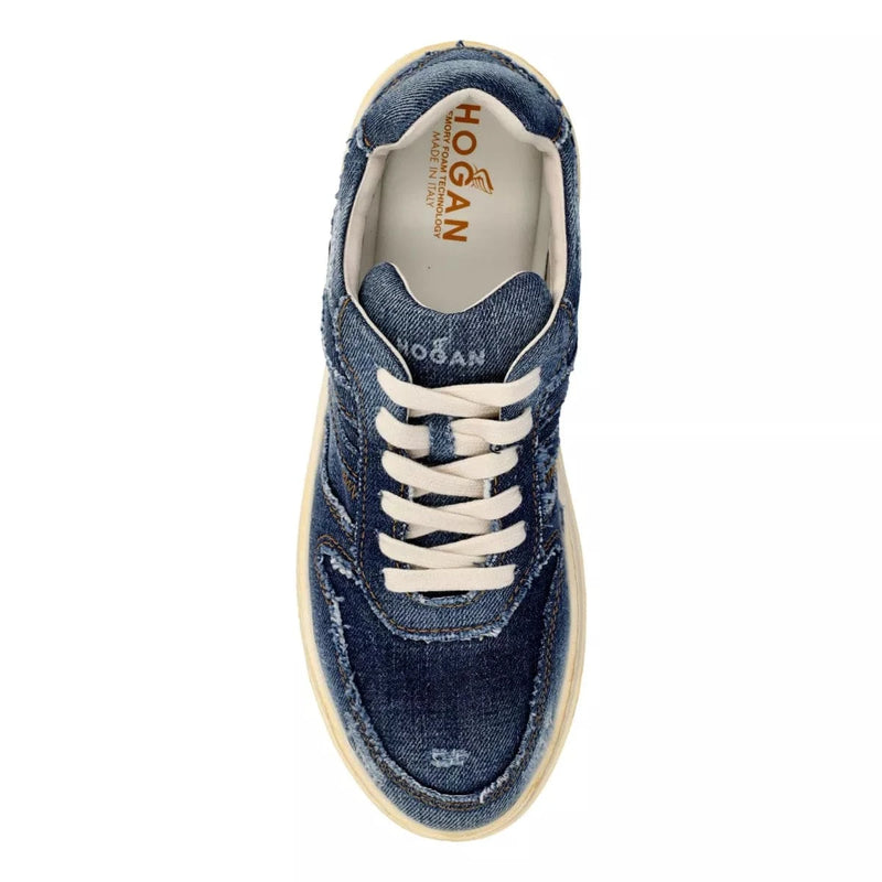 HOGAN Hogan Sneaker H630 Jeans Blauw - Match Laren