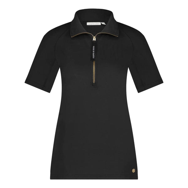 HOUSE OF GRAVITY SP SHIRT S / ZWART HOUSE OF GRAVITY -  Polo met Rits - Match Laren