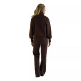 HOUSE OF GRAVITY SP SWEATER House Of Gravity Turtleneck Zip Trui Cacaobruin - Match Laren